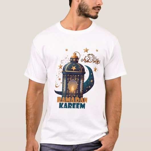 Ramadan Kareem Mubarak Lantern ramadan 2024 T-Shirt (Vorderseite)