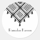Ramadan Kareem Palästina Kuffeyyeh Sticker (Vorderseite)