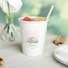 Ramadan Kareem-Papierbecher Pappbecher