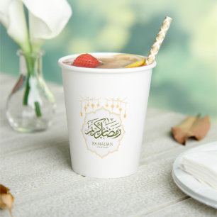 Ramadan Kareem-Papierbecher Pappbecher