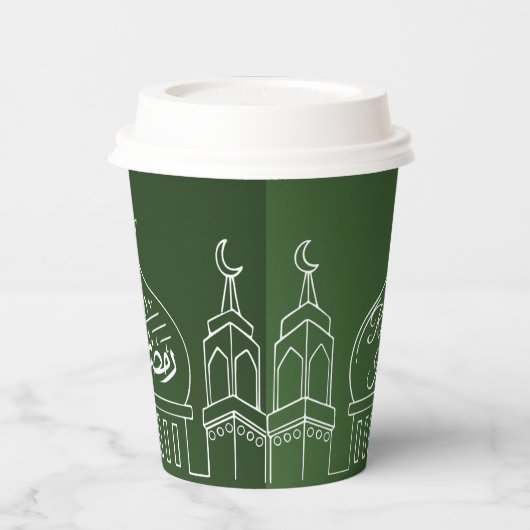 Ramadan Kareem Pappbecher (Links)
