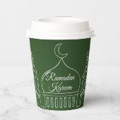 Ramadan Kareem Pappbecher (Rückseite)