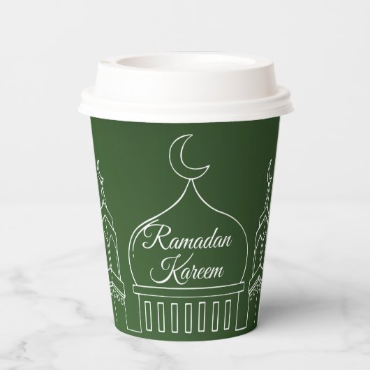 Ramadan Kareem Pappbecher (Rückseite)