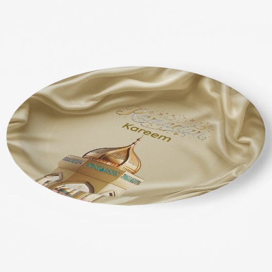 Ramadan Kareem Pappteller (Schrägansicht)