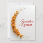 Ramadan Kareem Personalisierte Feiertagskarte (Vorderseite)