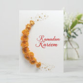 Ramadan Kareem Personalisierte Feiertagskarte (Stehend Vorderseite)