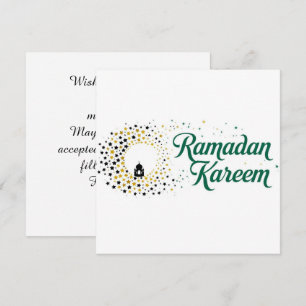 Ramadan Kareem Personalisierte Feiertagskarte