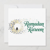 Ramadan Kareem Personalisierte Feiertagskarte (Vorderseite)