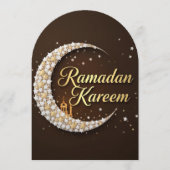 Ramadan Kareem Personalisierte Feiertagskarte (Vorderseite)
