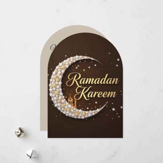 Ramadan Kareem Personalisierte Feiertagskarte (Vorderseite/Rückseite Beispiel)