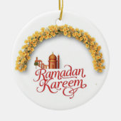Ramadan Kareem personalisierter Wandschmuck Keramik Ornament (Vorne)
