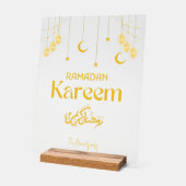 Ramadan Kareem Personalized Acrylic Sign Minimal Acrylschild (Winkel)
