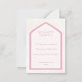Ramadan Kareem Personalized Greeting Card Mitteilungskarte (Vorderseite)