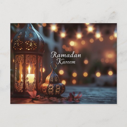 Ramadan Kareem Postcard Feiertagspostkarte (Vorderseite)