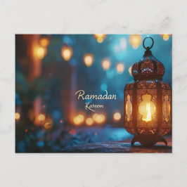 Ramadan Kareem Postcard Feiertagspostkarte
