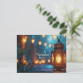 Ramadan Kareem Postcard Feiertagspostkarte (Stehend Vorderseite)