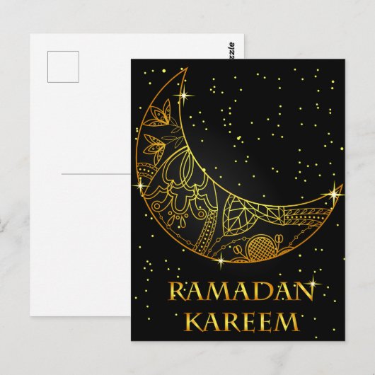 Ramadan Kareem Postkarte (Vorne/Hinten)