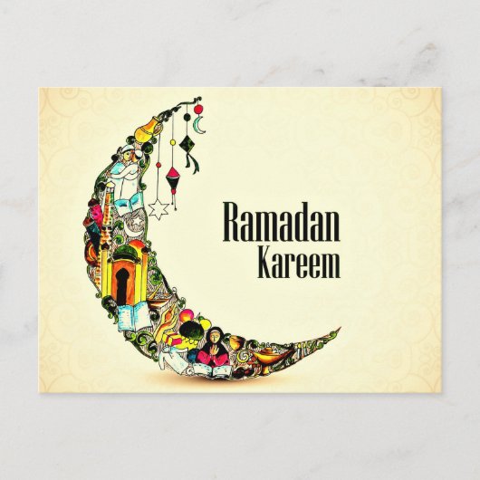 Ramadan Kareem Postkarte (Vorderseite)