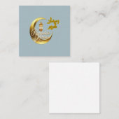 Ramadan Kareem Quadratische Visitenkarte (Vorne/Hinten)