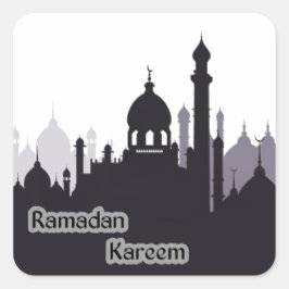 Ramadan Kareem Quadratischer Aufkleber