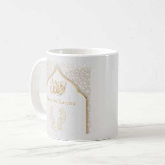 Ramadan Kareem Ramadan Mubarak Kaffeetasse (Vorderseite Links)