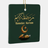Ramadan Kareem Ramadan Mubarak Keramikornament (Rechts)