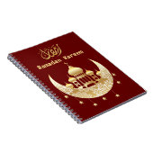 Ramadan Kareem Ramadan Mubarak Notizblock (Rechte Seite)