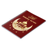 Ramadan Kareem Ramadan Mubarak Notizblock (Linke Seite)