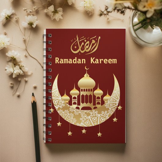 Ramadan Kareem Ramadan Mubarak Notizblock