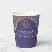 Ramadan Kareem Ramadan Mubarak Paper Cups Pappbecher (Rückseite)