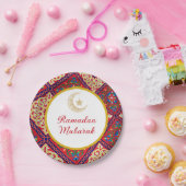 Ramadan Kareem Ramadan Mubarak Paper Plates Pappteller (Party)