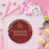 Ramadan Kareem Ramadan Mubarak Paper Plates Pappteller (Party)