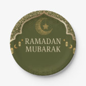 Ramadan Kareem Ramadan Mubarak Paper Plates Pappteller (Vorderseite)
