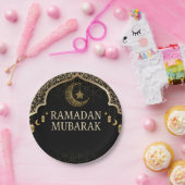 Ramadan Kareem Ramadan Mubarak-Papierteller Pappteller (Party)
