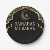 Ramadan Kareem Ramadan Mubarak-Papierteller Pappteller (Vorderseite)