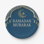Ramadan Kareem Ramadan Mubarak Pappteller (Vorderseite)