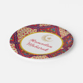 Ramadan Kareem Ramadan Mubarak Pappteller (Schrägansicht)