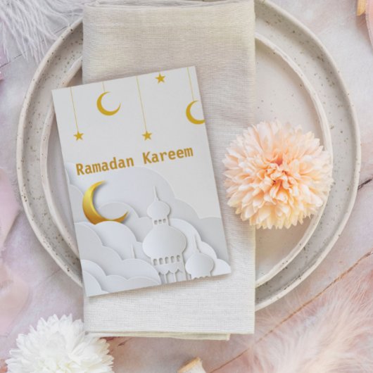 Ramadan Kareem Ramadan Mubarak Postcard Postkarte
