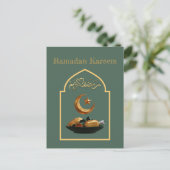 Ramadan Kareem Ramadan Mubarak Postcard Postkarte (Stehend Vorderseite)