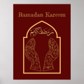 Ramadan Kareem Ramadan Mubarak Poster (Vorne)