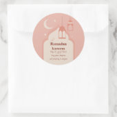 Ramadan Kareem Runder Aufkleber (Tasche)