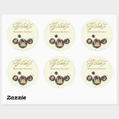 Ramadan Kareem Runder Aufkleber (Blatt)