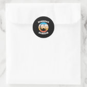 ramadan kareem runder aufkleber (Tasche)