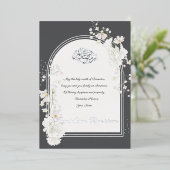 Ramadan Kareem Silver Foil Islamic Invitation Card Folieneinladung (Stehend vorne)