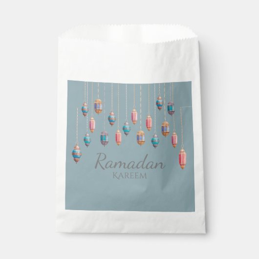 Ramadan Kareem Thema Geschenktasche für Feiern Geschenktütchen (Vorderseite)