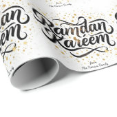 Ramadan Kareem theme gift paper for celebration Geschenkpapier (Rolleneckpunkt)