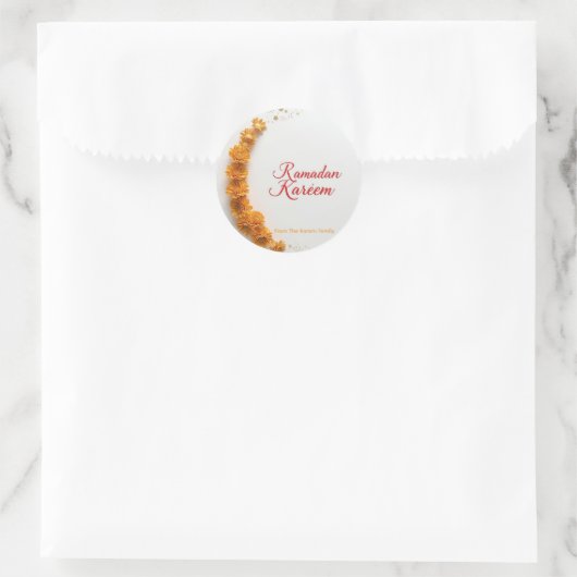 Ramadan Kareem theme gift Sticker for celebration (Tasche)