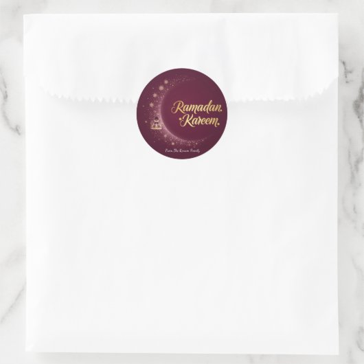 Ramadan Kareem theme gift Sticker for celebration (Tasche)