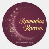 Ramadan Kareem theme gift Sticker for celebration (Vorderseite)