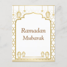 Ramadan Kareem Typografie Islamischer Crescent Tex